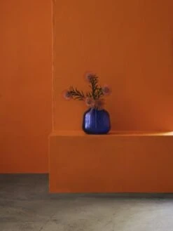 Normann Copenhagen Step Vaas Hoogte 23cm Blauw - 102084 -Kwaliteitsmeubelwinkel normann copenhagen step vaas hoogte 23cm blauw 102 5