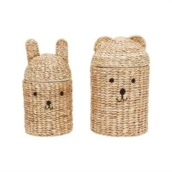 OYOY Bear & Rabbit Manden Set Van 2 Stuks - M107273