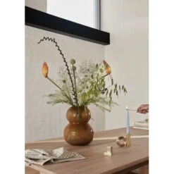 OYOY Lasi Vaas Amber - L300215 7 OYOY Lasi Vaas Amber - L300215 -Kwaliteitsmeubelwinkel oyoy lasi vaas amber l300215 2