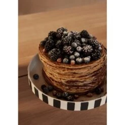 OYOY Toppu Schaal L Zwart/wit - L10157 -Kwaliteitsmeubelwinkel oyoy toppu schaal l zwart wit l10157 2