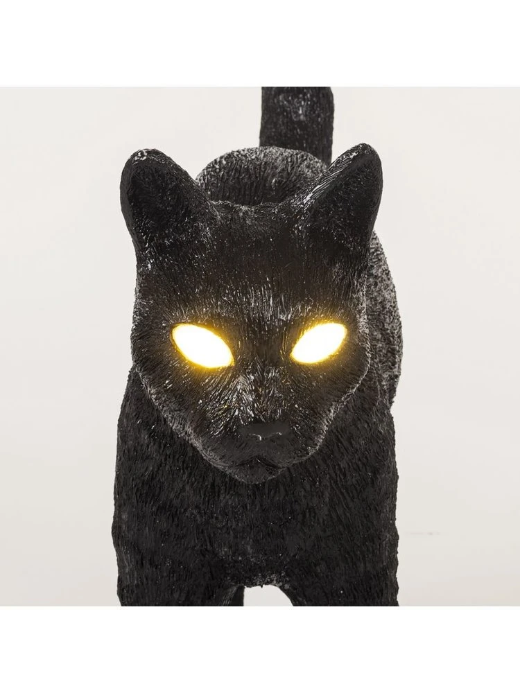 Seletti Jobby The Cat Lamp - Zwart 2 Seletti Jobby The Cat Lamp - Zwart - Afbeelding 2