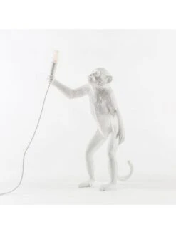 Seletti Monkey Lamp Standing - Wit 12 Seletti Monkey Lamp Standing - Wit -Kwaliteitsmeubelwinkel seletti monkey lamp standing wit 2