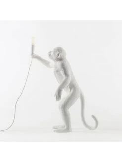 Seletti Monkey Lamp Standing - Wit 13 Seletti Monkey Lamp Standing - Wit -Kwaliteitsmeubelwinkel seletti monkey lamp standing wit 3