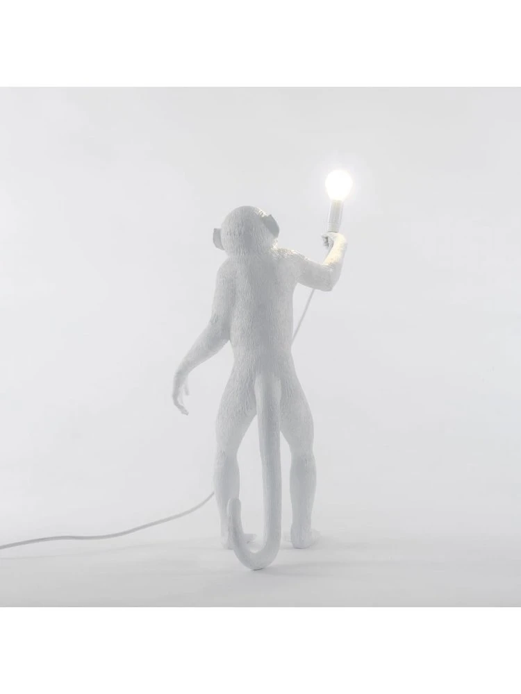 Seletti Monkey Lamp Standing - Wit 8 Seletti Monkey Lamp Standing - Wit - Afbeelding 8