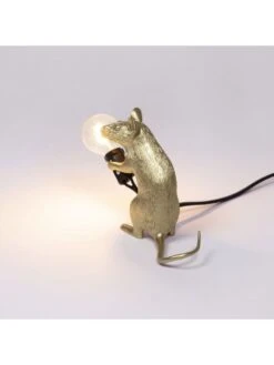 Seletti Mouse Lamp Mac - Goud 14 Seletti Mouse Lamp Mac - Goud -Kwaliteitsmeubelwinkel seletti mouse lamp mac goud 4