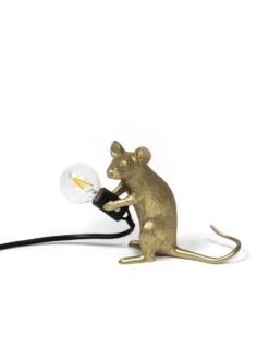 Seletti Mouse Lamp Mac - Goud 15 Seletti Mouse Lamp Mac - Goud -Kwaliteitsmeubelwinkel seletti mouse lamp mac goud 5