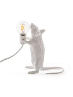 Seletti Mouse Lamp Standing - Wit 11 Seletti Mouse Lamp Standing - Wit -Kwaliteitsmeubelwinkel seletti mouse lamp standing wit 4